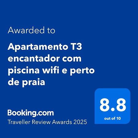 סנטה מריה Apartamento T3 Encantador Com Piscina Wifi E Perto De Praia מראה חיצוני תמונה