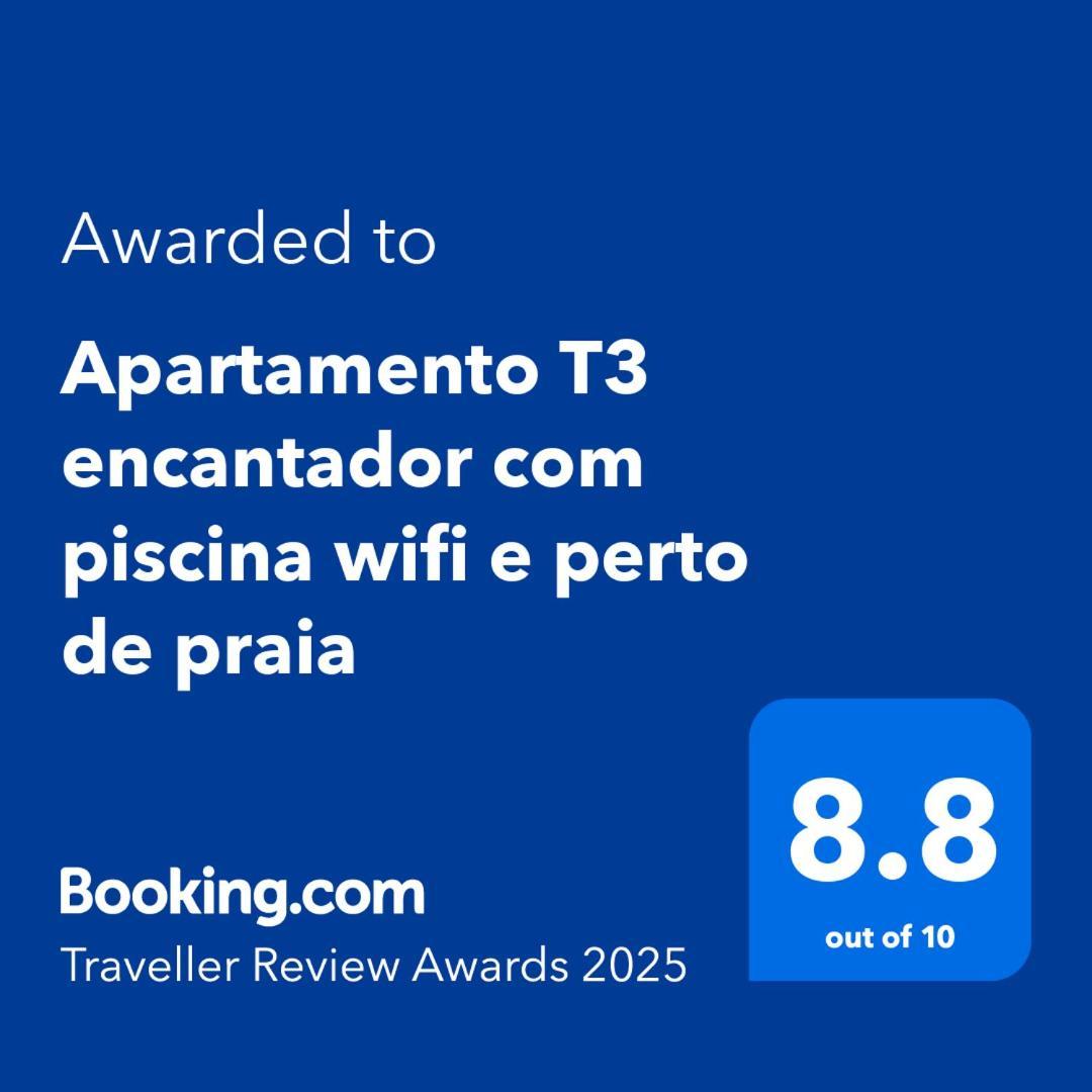 סנטה מריה Apartamento T3 Encantador Com Piscina Wifi E Perto De Praia מראה חיצוני תמונה